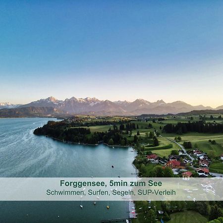 Chalet - Ferienwohnungen - Biohof Stoeger - Panoramasuedbalkon - Grandiose Aussicht Auf See, Berge Und Schloss Neuschwanstein リーデン エクステリア 写真