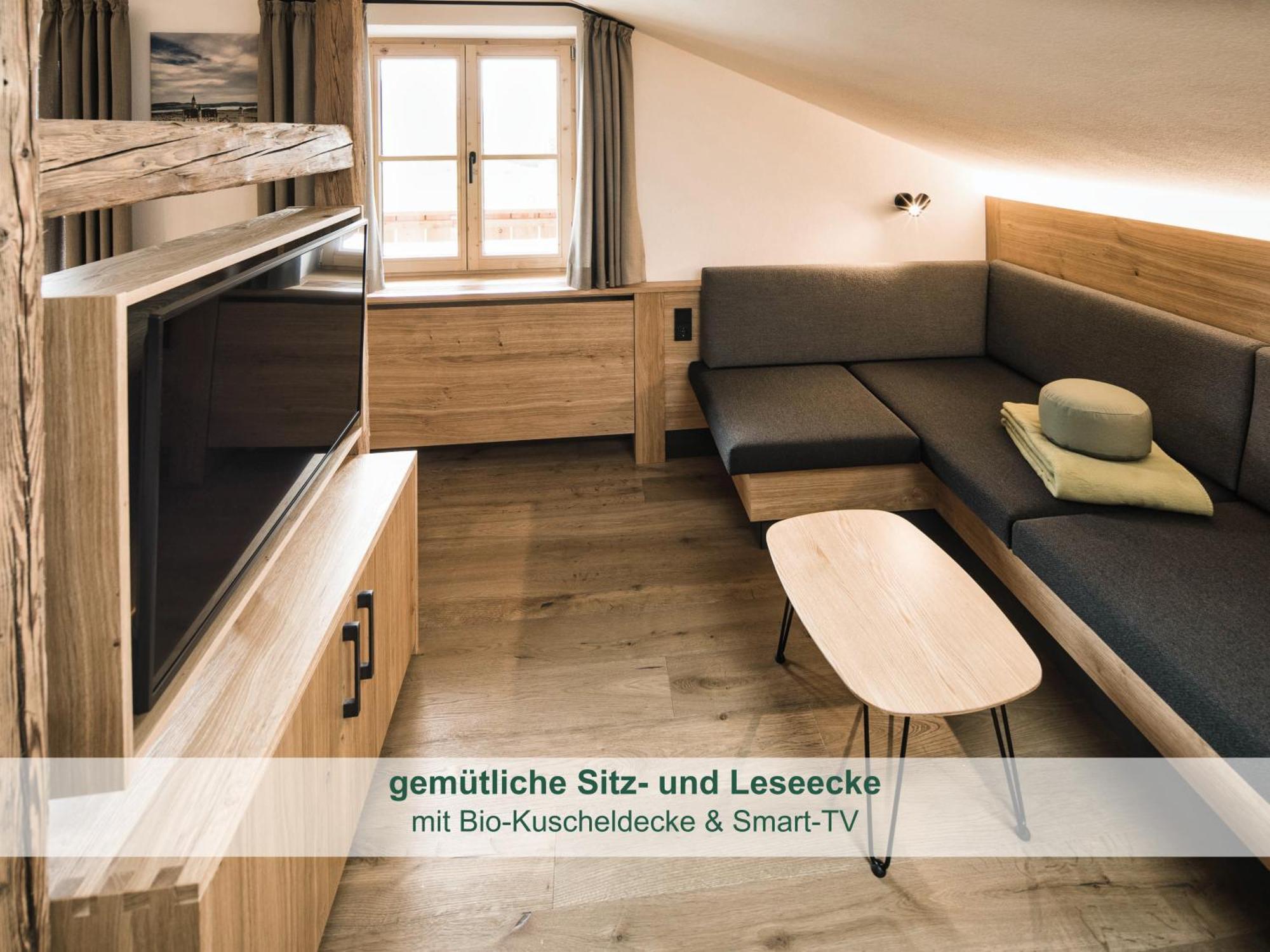 Chalet - Ferienwohnungen - Biohof Stoeger - Panoramasuedbalkon - Grandiose Aussicht Auf See, Berge Und Schloss Neuschwanstein リーデン エクステリア 写真